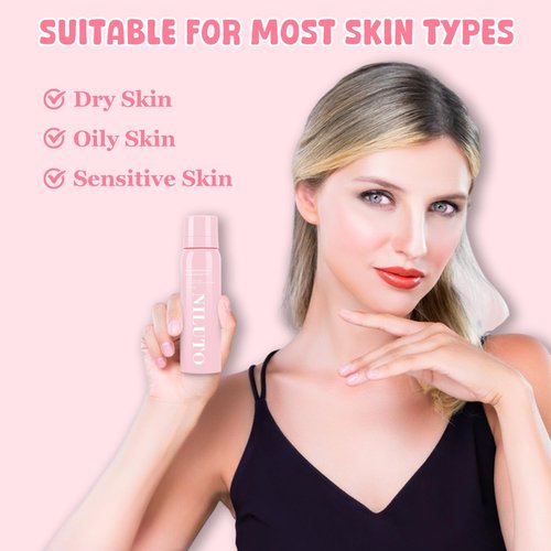 NILUTO Hair Identifier Spray for Face Shaving, Moisturizing and Skin Care Dermaplaner Spray,Skin Body Face Hair Identifier Spray Comfortable Face Shaving Powder Spray
