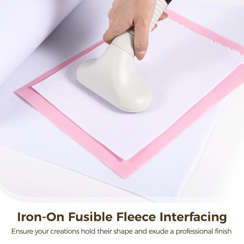 Fusible Interfacing Roll 16.5" x 10 Yards Medium Weight for Sewing Crafts