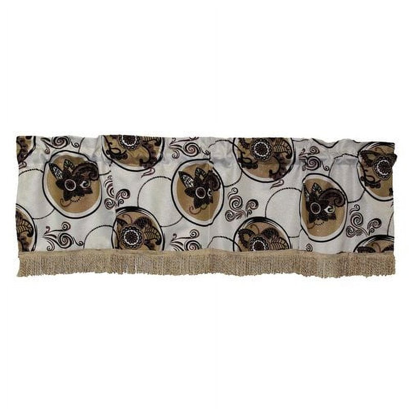 Vintage 60-Inch Window Valance - Luxurious Fabric & Classic Design