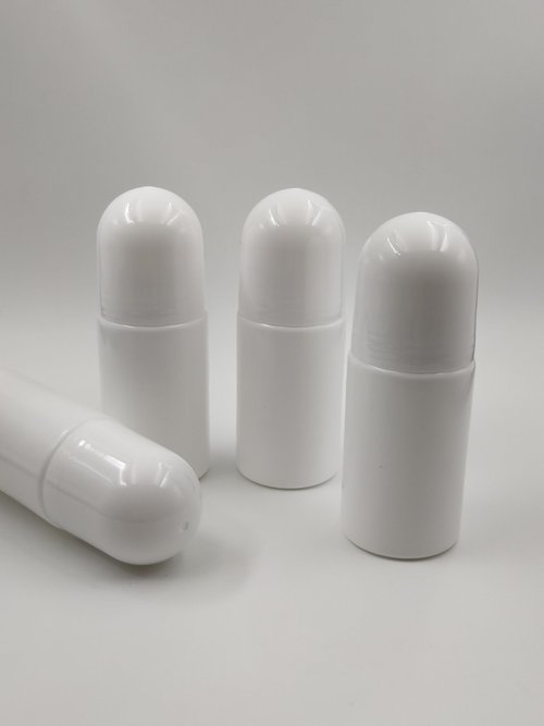 ZQDZYIE 4Packs 30mL/50mL Empty Roll-on Bottle Plastic with Removable Cap for Easy Refills for Homemade Deodorants Essential Oil Blends (50mL)