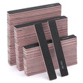 100 Pcs Black Nail Files 100/180 Grit Professional Double Sided Emery Boards Coarse and Medium Grit Rectangle Buffering File for Acrylic Nails