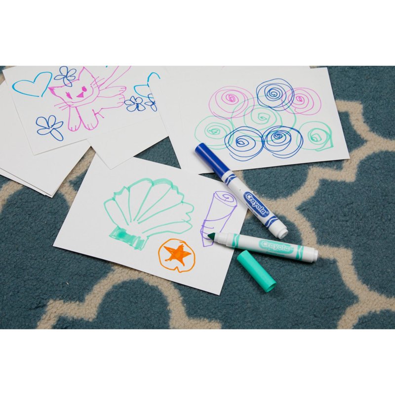 Kids Art Markers Set - Crayola Broad Line Markers in Multiple Pack Sizes