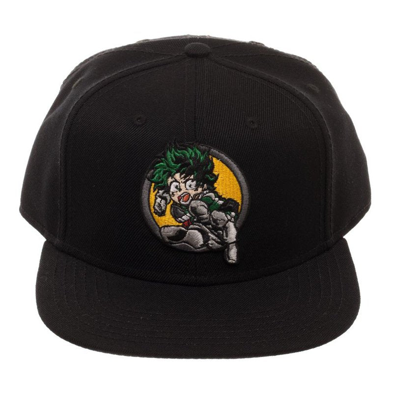 My Hero Academia Izuku Midoriya Snapback Hat - Embroidered Baseball Cap