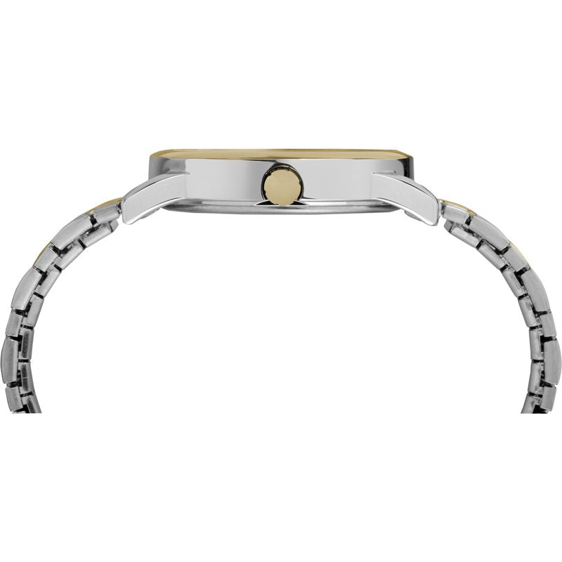 Casual Men's Watch with Blue Dial and Two-Tone Stainless Steel Band | 38mm