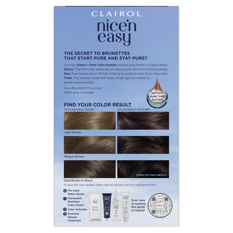 Permanent Hair Color Creme - Deepest Espresso Brown & All Shades - 1 Application
