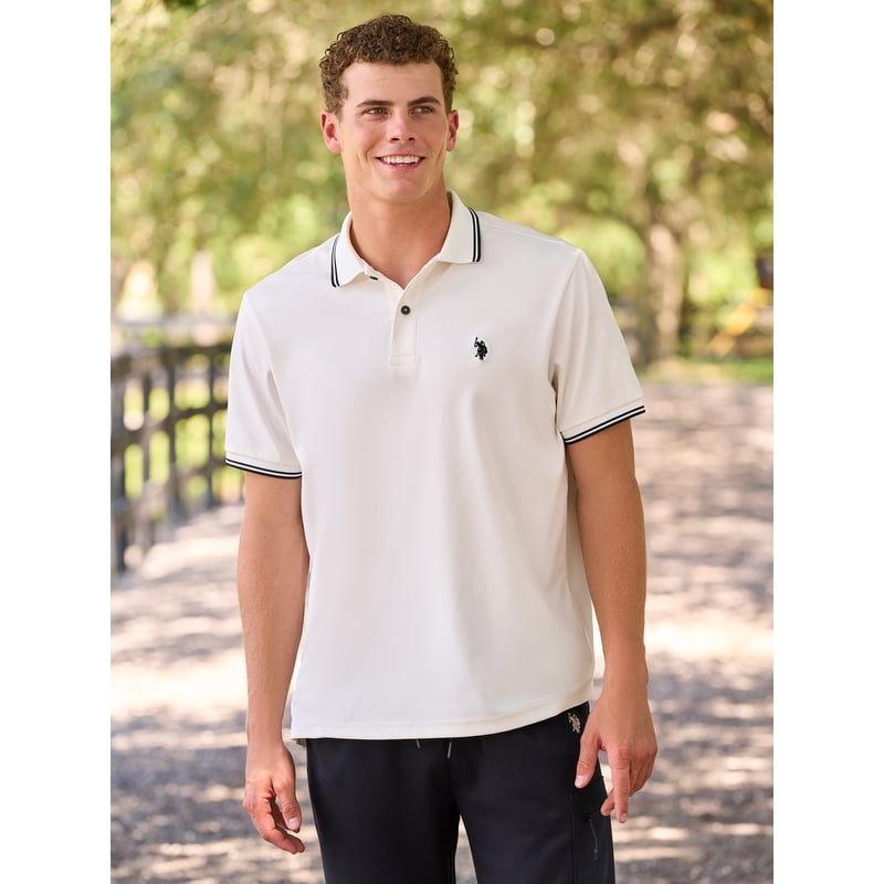 Men's Performance Interlock Polo Shirt - Versatile Casual and Sportswear