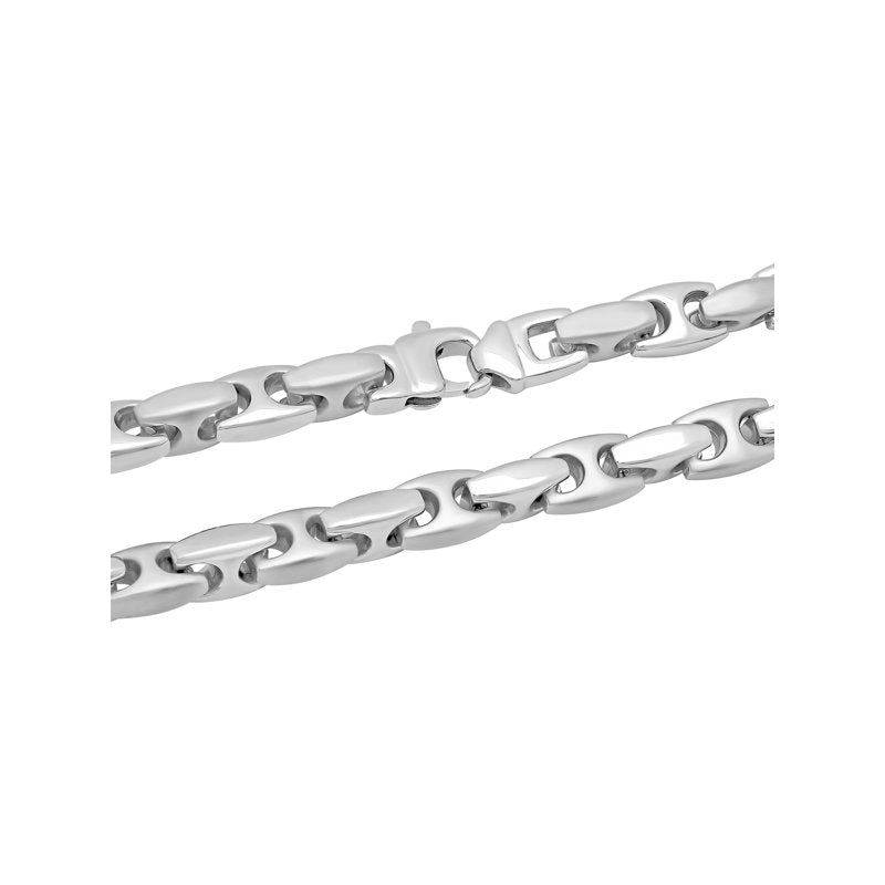 Men's Stainless Steel Mariner Link Chain 24 Inch Jewelry Accessory