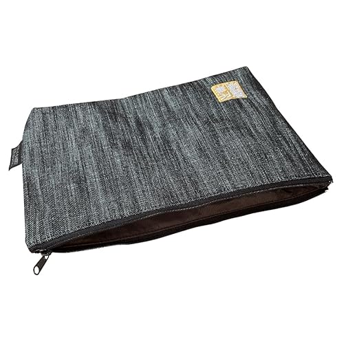 Brocade zipper pouch, lined with Nishijin brocade, size M. (Denimu3)