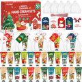 VESPRO 50 Sets Christmas Hand Cream Gift for Women, Hand Lotion for Christmas Party Favors with Christmas Cards and Organza Gift Bags, Christmas Decorations and Stocking Stuffers Gifts for Women