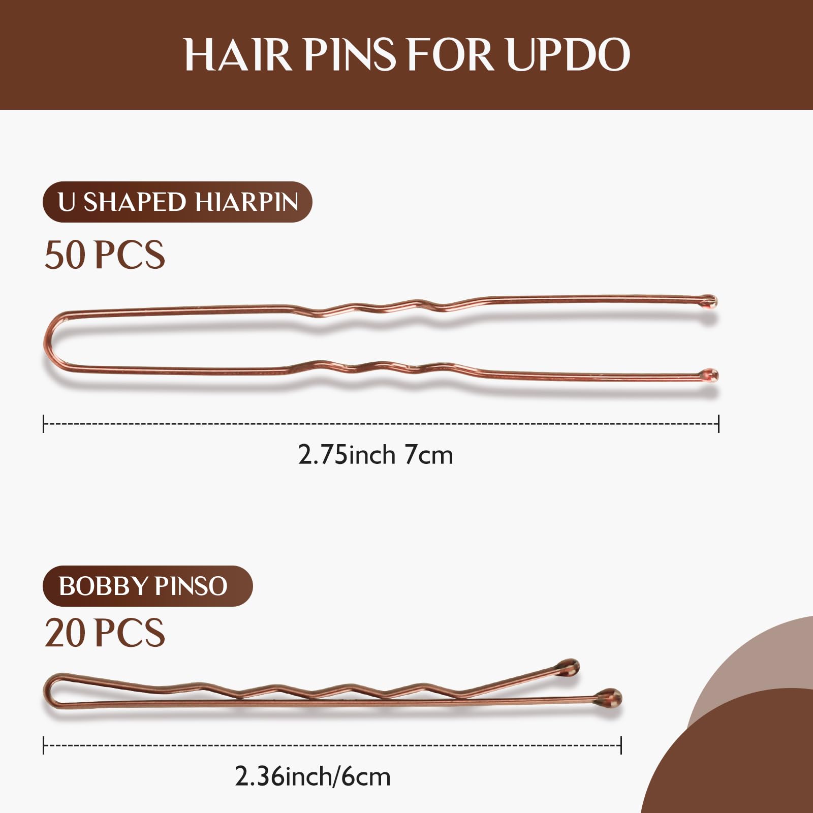 YGQQOY Updo Hair Filler,Hair Padding,Hair Sponge for Updo, Hair Donuts for Updos,Volume Hair Bumps it Tool and Hairpins, Light Brown
