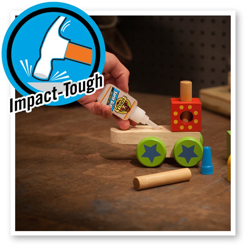 Gorilla Clear Super Glue 15g Impact-Tough Fast-Setting Adhesive