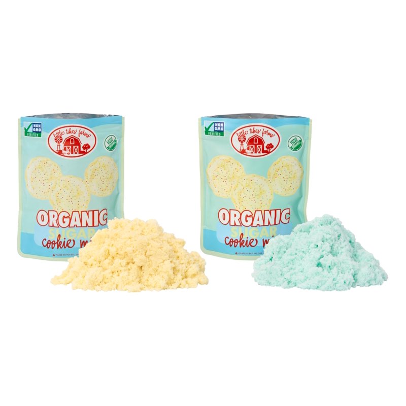 Kids Cookie Baking Set with Make-It Mix Play Sand & Accessories - Pretend Play Kitchen