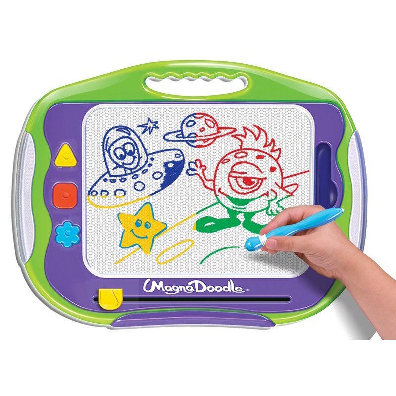 Color Magna Doodle Deluxe Magnetic Drawing Board with Pen and Stamps