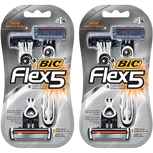 Bic Flex 5 Men's Shaver Size 2Pk Bic Flex 5 Men's Shaver 2Pk