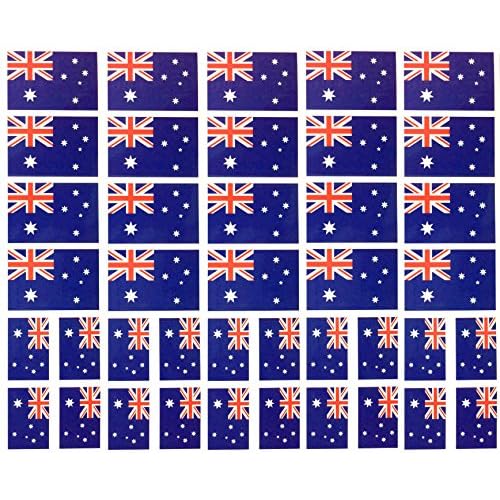 40 Tattoos: Australian Flag, Australia Party Favors