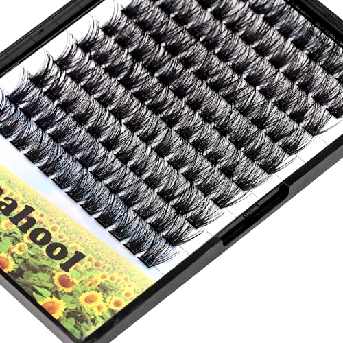 Handmade D Curl 10-20mm to Choose 120Pcs Natural long Individual Thick Base Cluster Eyelashes Dramatic Look DIY Volume Eye Lashes Extensions (12mm)