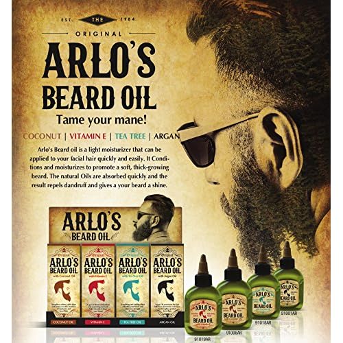 Arlo's Beard Oil with Tea Tree Oil 2.5 ounce