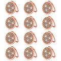 Vicenpal Compact Cosmetic Mirror Round Pocket Makeup for Bridesmaid Gifts Hand Held Small Mirror for Purse Compact Travel Accessory Proposal Bridal Shower Gifts, 2.75 Inch(12 Pcs)
