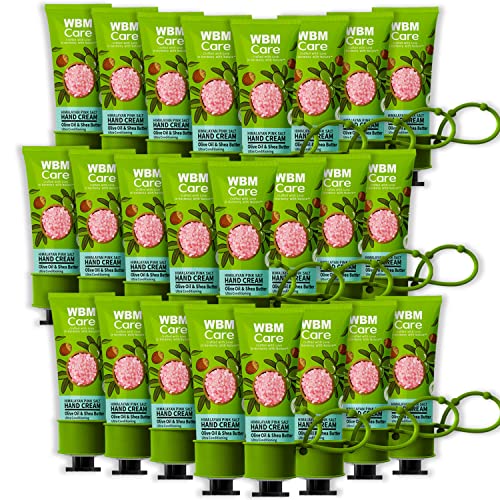 Natural Solution Hand Cream, Hydrating and Conditioning, Rich in Himalayan Pink Salt, Moisturizing with Olive Oil & Shea Butter, Skin Care - Pack of 24 (30g/1oz each)