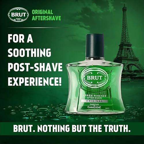 2 X Brut Aftershave Original 100ml Boxed