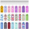 Duufin 24 Pieces Chapstick Holder Keychains Bulk Lipstick Holder Keychians Lip Balm Holder with 24 Pieces Metal Clip Cords for Purse Backpack