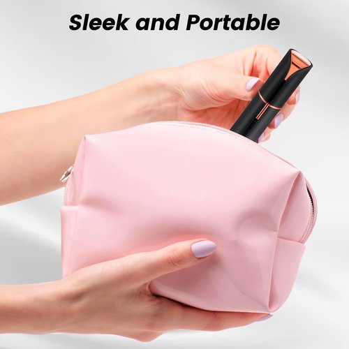 Facial Hair Removal for Women Painless Hair Remover- as Seen on TV Painless Face Shaver-Waterproof Shaver Razor Hair Remover with LED Light for Face Bikini Peach Fuzz Upper Mustache Lip Chin