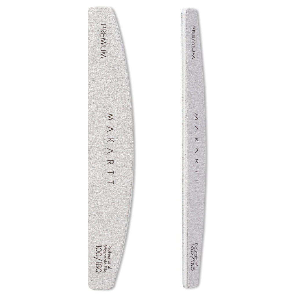Makartt Nail File: 100/180 Grit Emery Boards for Nails, 10 Pcs Zebra Doubled Sides Coarse Fingernail Filer for Acrylic and Extension Gel Removal Manicure Kit Salon Home Use