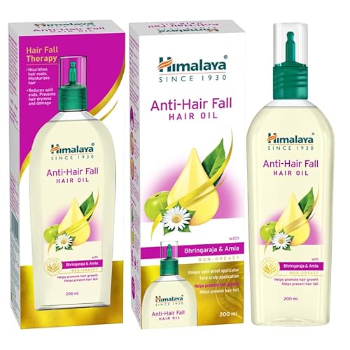 Himalaya Anti-Breakage Hair Oil with Thistle and Amla for Damaged Hair and Split Ends 6.76 oz (200 ml) 2 PACK