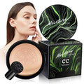 Mushroom Head Air Cushion CC Cream - Tattoo Cover up Moisturizing BB Creams Foundation, Long-Lasting Waterproof Concealer Full Coverage for Even Skin Tone, Gifts for Women (Natural, 1 PCS)