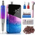 MelodySusie Professional Cordless UV Nail Lamp with Metal Base, P-Plus30GT Nail Dryer with Smart Sensor for Salon & DIY Home Use Fast Cures All Hard Gels, Especially Extension & Glitter Gel Polishes