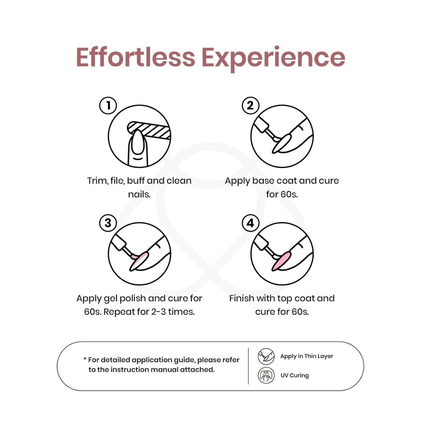 Beetles 6-Pack Fall Gel Nail Polish Set - Brown, Green, Yellow, Burgundy & Glitter - Soak Off UV/LED Manicure Gift for Women