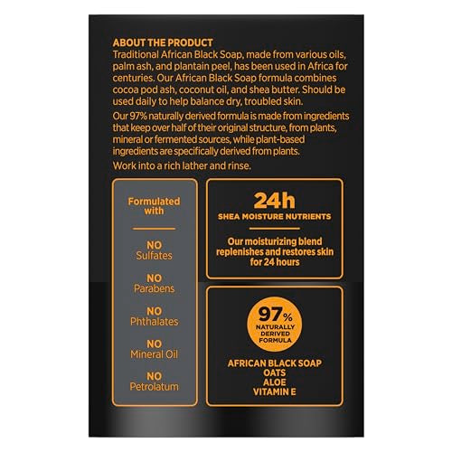 SheaMoisture Bar soap AfricanSoap Soothe & Clarify Skin Soothing and Clarifying bar-soap with 24h shea moisture nutrients for Healthy, Glowing Skin 8 oz (Pack of 8)