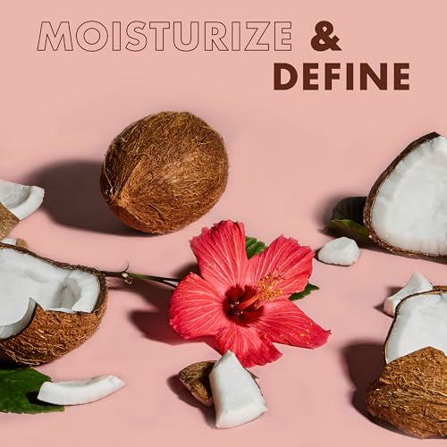 SheaMoisture Kids Curling Styling Cream For Curl Definition Coconut & Hibiscus Curl and Detangle Kids Hair 6 oz