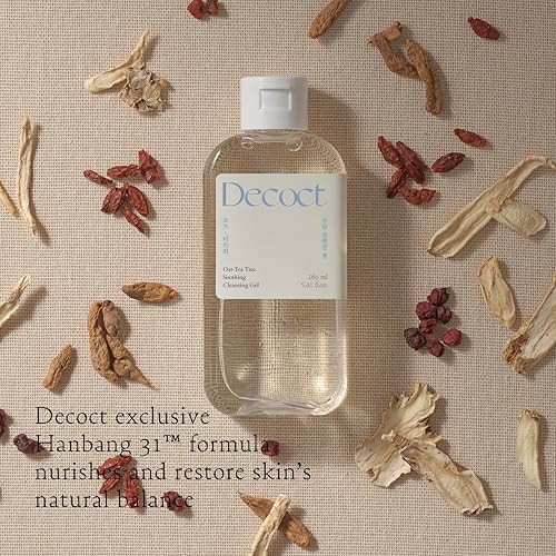 Oat-Tea Tree Soothing Cleansing Gel 160ml ? Hydrating and Calming with 10% Oat Water & Tea Tree Oil for Sensitive Skin ? Reduces Blemish, Controls Oil ? Vegan Korean Skincare