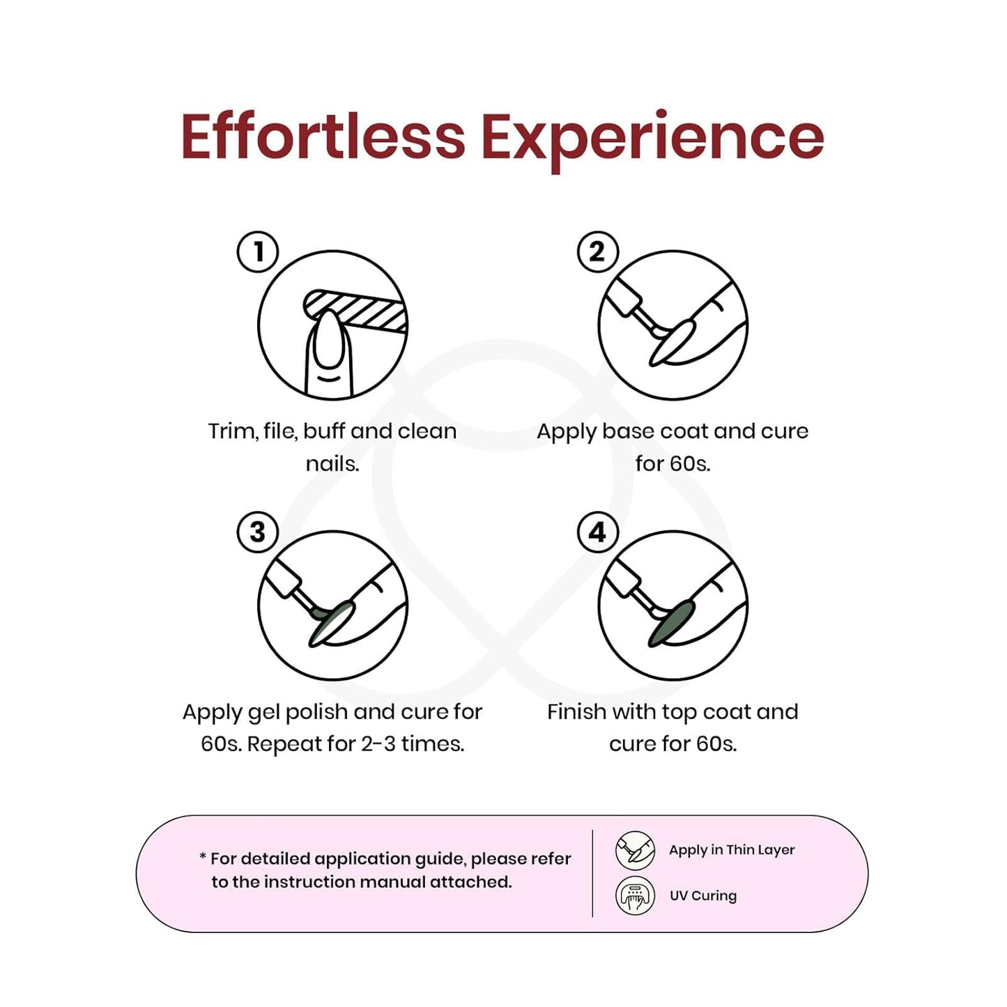 Beetles 6-Pack Fall Gel Nail Polish Set - Brown, Green, Yellow, Burgundy & Glitter - Soak Off UV/LED Manicure Gift for Women