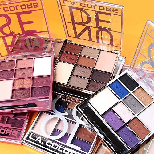 L.A. COLORS Color Block Eyeshadow, Cool CES137B (Pack of 2)