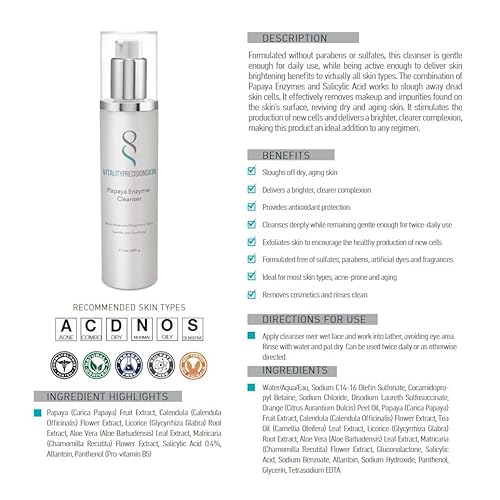 Vitality Precision Skin Papaya Enzyme Cleanser