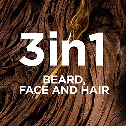 L¡¯Oreal Paris Men Expert Cleansing 3-in-1 Beard, Face & Hair Wash 200ml, Barber Club Wash With Cedarwood Essential Oil, Deeply Cleanses and Removes Beard Flakes