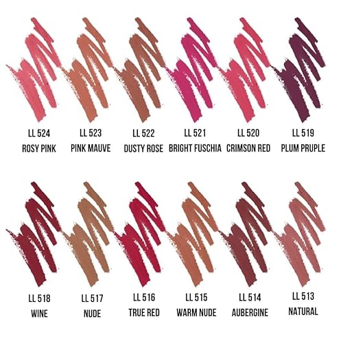 Kokie Cosmetics Mechanical Lip Liner, Dusty Rose, 0.012 Ounce
