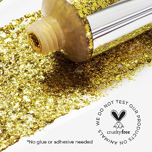 LAMEL Insta Glitter Bomb: Quick-Dry Holographic Face & Body Glitter Gel | Long-Lasting Shine & Effortless Removal | Perfect Face Glitter Makeup & Body, Hair Shimmer | Vegan & Cruelty Free -0.67 fl.oz