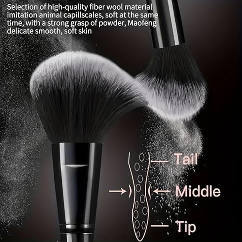 HGHDBT 65Pcs Black Makeup Brushes Set Professional Makeup Kit Multi-functional Makeup Tool Set with Case Facial Makeup Accessories, Foundation Makeup Brush Kit Eye and Face Make up Brushes & Tools