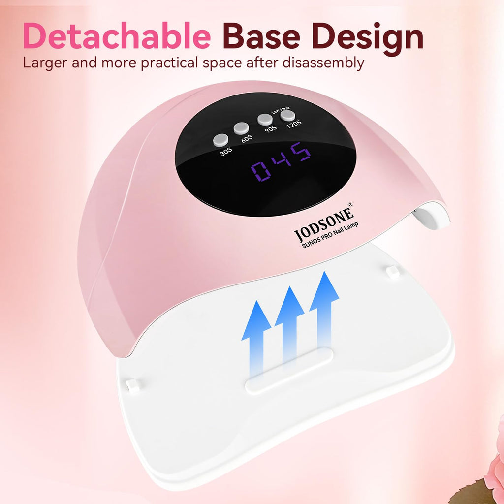 JODSONE U V LED Nail Lamp, Nail Dryer for Gel Polish, Led Light with Automatic Sensor & 4 Timers
