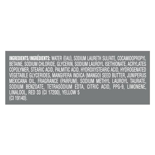 DOVE MEN + CARE Body Wash Rejuvenating Mango + Cedarwood 4 Count for Men with 24-Hour Nourishing Micromoisture Technology 18 oz