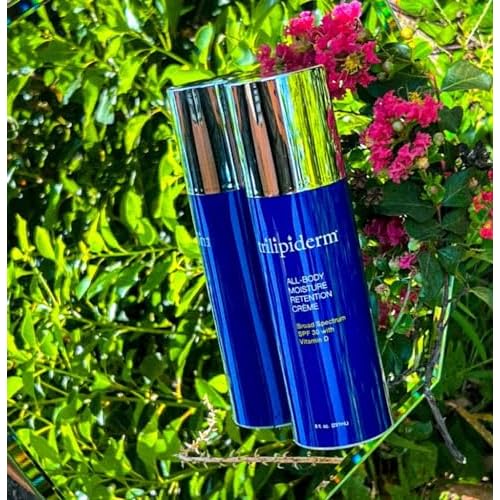 Trilipiderm All-Body Moisture Retention Cr?me SPF 30 ? Body Sunscreen Moisturizer Lotion with Vitamin D, Plant-Based Daily Body Cream for Dry Skin, Non-Greasy Broad Spectrum UVA/UVB Protection, 8 oz