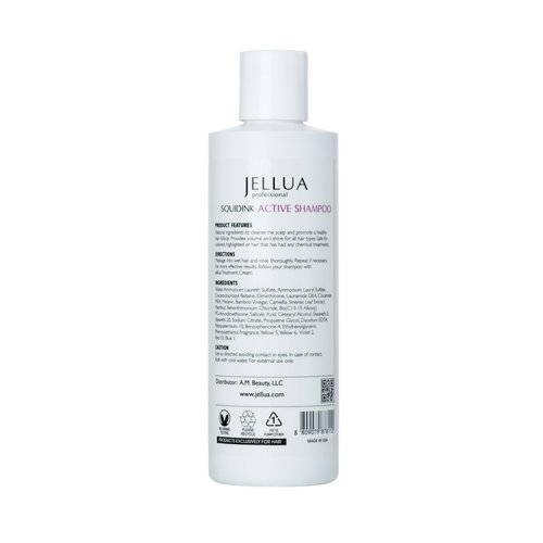 Jellua Squidink Active Shampoo and Repair Treatment Cream 8.0 Oz Duo