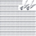 Hestya 450 Pcs Nail Clippers Bulk Stainless Steel Clippers Bulk Portable Toenail Clipper Sturdy Nail Cutter Manicure Trimmer Curved for Men Women Toe Travel Pedicure Clip