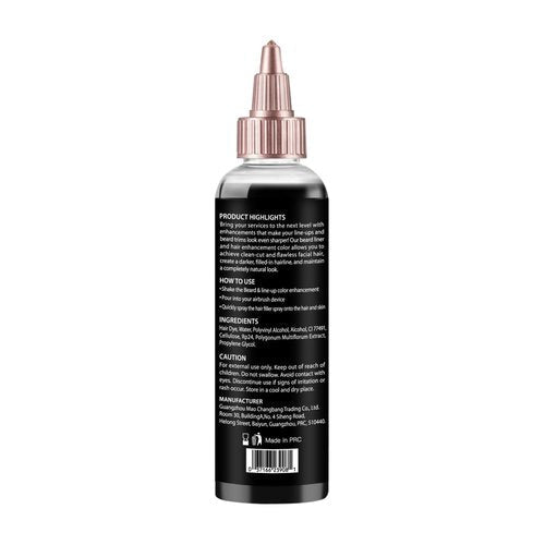 Enhancement Color Hair Enhancer For Beard & Lineup - Water Resistant Hairline Filler Spray Enhancements Barber Spray - Barber Beard Liner For Thicker & Fuller Hairstyling Men's Grooming Products