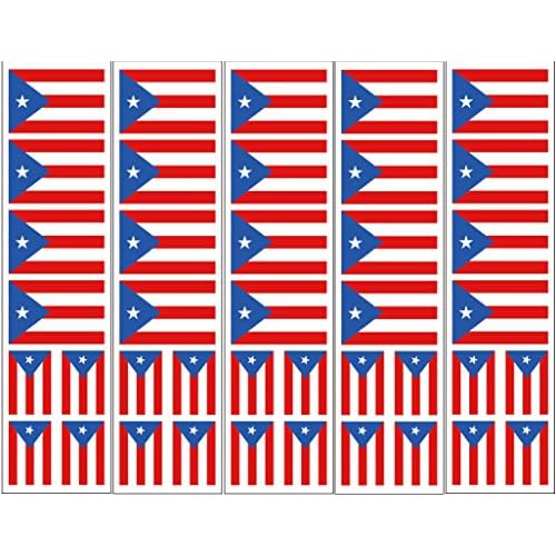 40 Puerto Rico Flag Tattoos, Parade & Party Favors