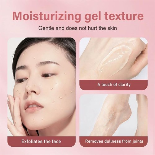 Miapina Purifying Exfoliating Gel, 2025 New Neslemy Exfoliator Cleanser, Body Moisturizing Scrub, Gentle Deep Exfoliating Facial Cleanser for All Skin Types, Cleans Dirt & Oils (1pc, 1.76oz)