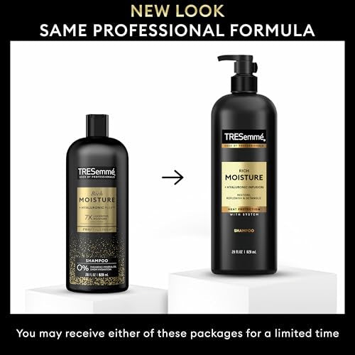 TRESemm? Hydrating Shampoo Rich Moisture for Dry Hair Formulated With Pro Style Technology 28 Fl Oz